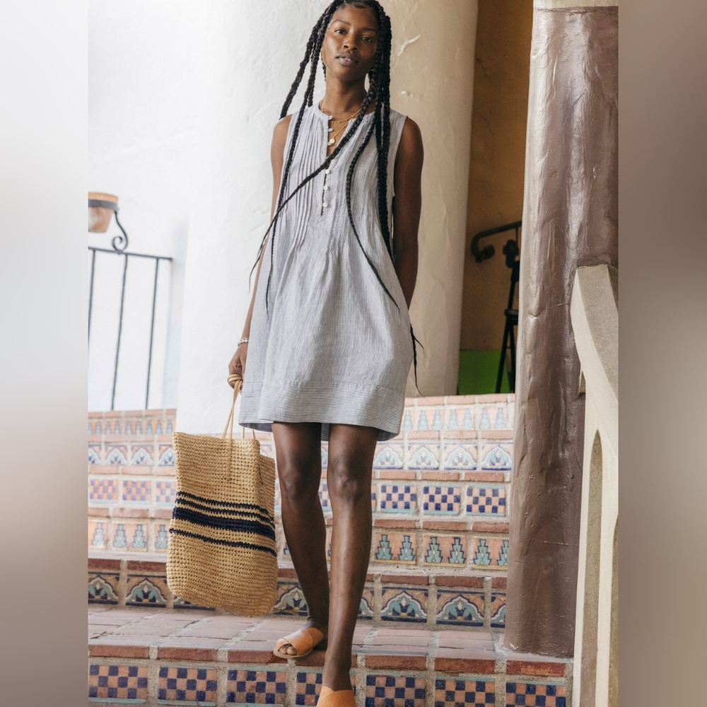 Faherty Isha Linen Dress